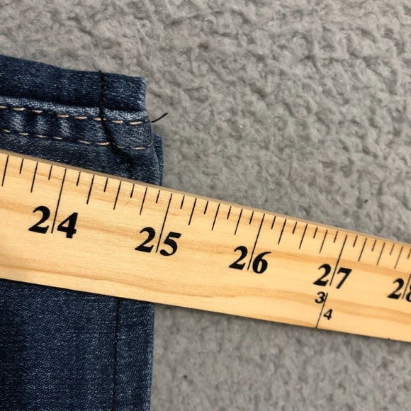 Hollister‎ Jean Women 30X30 Blue Preppy Distressed Denim High Rise Super Skinny - Picture 11 of 11